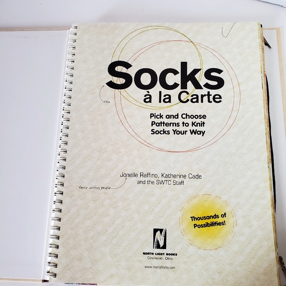 Socks A La Carte Knitting Book By Jonelle Raffino and Katherine Cade - Picture 5 of 6